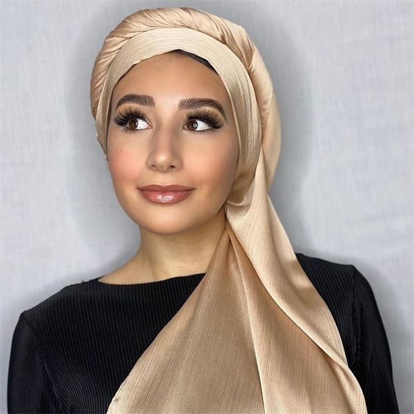 muslim women crinkled satin silk hijab islamic soft chiffon hijabs turban head wraps headscarf scarves 220704, Blue;gray
muslim women crinkled satin silk hijab islamic soft chiffon hijabs turban head wraps headscarf scarves 220704, Blue;gray