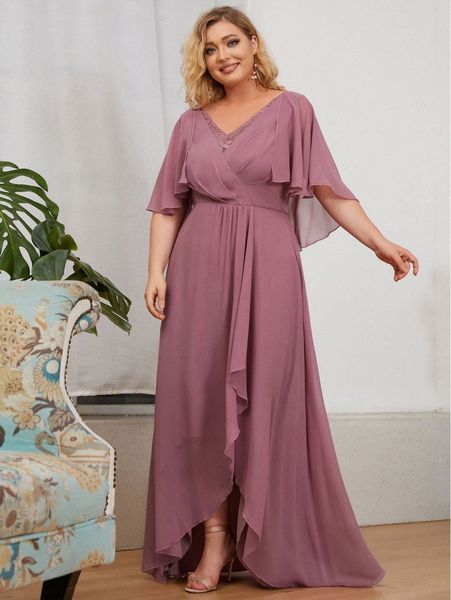 ever-pretty plus surplice neck butterfly sleeve wrap chiffon prom dress k4va#, Black
ever-pretty plus surplice neck butterfly sleeve wrap chiffon prom dress k4va#, Black