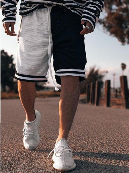 men's shorts men mesh fabric with large pockets stylish fitness hip hop pants outdoor running breathable quick-drying short pantsmen�, White;black
men's shorts men mesh fabric with large pockets stylish fitness hip hop pants outdoor running breathable quick-drying short pantsmen�, White;black