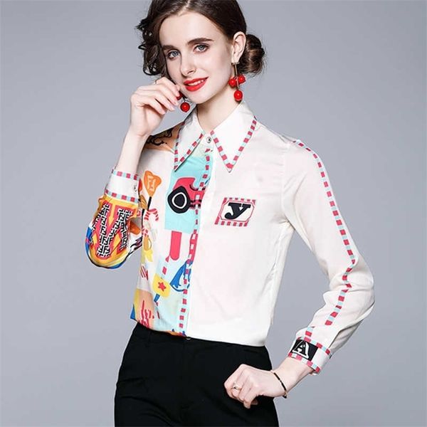 fashion england style shirts women's blouses summer spring casual long sleeve blusas mujer 210702, White
fashion england style shirts women's blouses summer spring casual long sleeve blusas mujer 210702, White