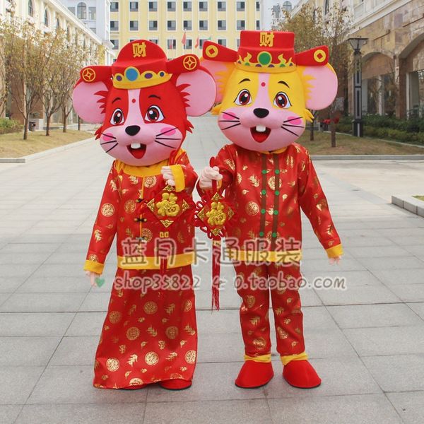 mascot doll costume mouse mascot costumes cartoon apparel new year halloween christmas birthday party gift, Red;yellow
mascot doll costume mouse mascot costumes cartoon apparel new year halloween christmas birthday party gift, Red;yellow