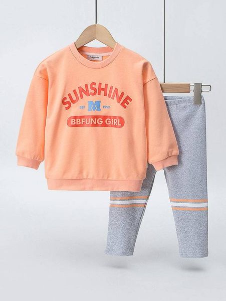 yingzifang toddler girls letter graphic drop shoulder pullover & striped sweatpants she, White
yingzifang toddler girls letter graphic drop shoulder pullover & striped sweatpants she, White