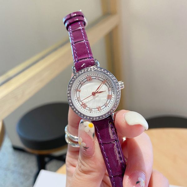 diamond lady watch brand leather strap 28mm luxury watches fashion wristwatches for women ladies mother's day christmas gifts montres d, Slivery;brown
diamond lady watch brand leather strap 28mm luxury watches fashion wristwatches for women ladies mother's day christmas gifts montres d, Slivery;brown