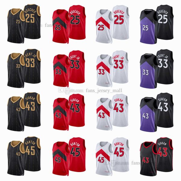 printed city basketball jerseys pascal 43 siakam gary 33 trent jr. chris 25 boucher dalano 45 banton jersey color white red black custom, Black;red
printed city basketball jerseys pascal 43 siakam gary 33 trent jr. chris 25 boucher dalano 45 banton jersey color white red black custom, Black;red