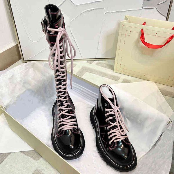 boots knight boots women's autumn muffin thick bottom lace up high belt buckle below knee, Black
boots knight boots women's autumn muffin thick bottom lace up high belt buckle below knee, Black