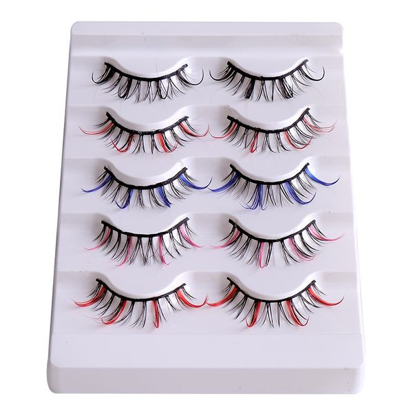 thick natural 5 pairs color false eyelashes set soft light handmade reusable 3d full strip fake lashes eyes makeup accessory easy to wear ey
thick natural 5 pairs color false eyelashes set soft light handmade reusable 3d full strip fake lashes eyes makeup accessory easy to wear ey