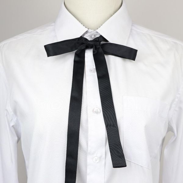 woman small bowtie fashion pretty ribbon solid color butterfly bowknot bow tie cravat, Black;gray
woman small bowtie fashion pretty ribbon solid color butterfly bowknot bow tie cravat, Black;gray