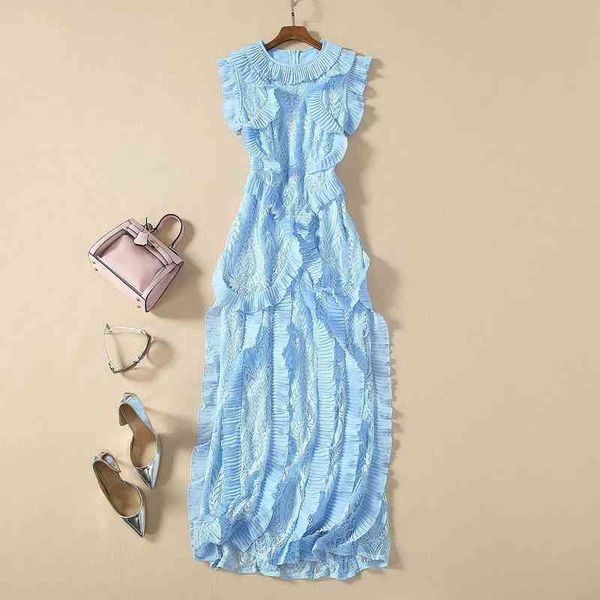 casual dresses summer women's heavy industry crimped wood ear edge stitching slim sleeveless lace skirt, Black;gray
casual dresses summer women's heavy industry crimped wood ear edge stitching slim sleeveless lace skirt, Black;gray