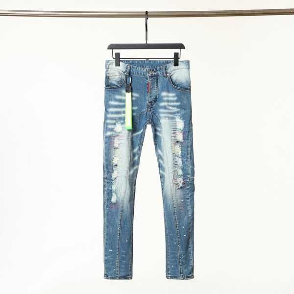 mens jeans distressed ripped biker motorcycle hip hop fashion designer men denim pants, Blue
mens jeans distressed ripped biker motorcycle hip hop fashion designer men denim pants, Blue