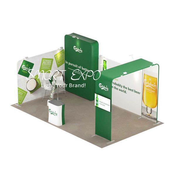 quick build modular and reusable advertising display trade show fair stand booth 10x20ft for sale
quick build modular and reusable advertising display trade show fair stand booth 10x20ft for sale