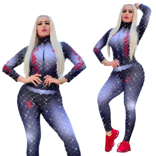 2022 letter print tracksuits for women long sleeve zipper and skinny pants sports casual 2 piece sets j2669, Gray
2022 letter print tracksuits for women long sleeve zipper and skinny pants sports casual 2 piece sets j2669, Gray