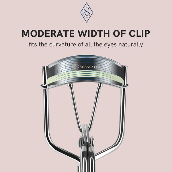 professional carbon steel eyelash curler with 2pcs replacement pads make-up for women eyelashes curling makeup tools perfections
professional carbon steel eyelash curler with 2pcs replacement pads make-up for women eyelashes curling makeup tools perfections