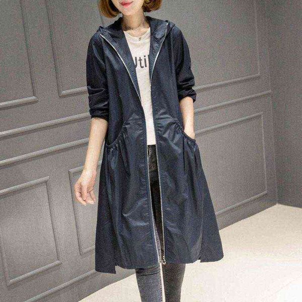 women's trench coats long thin coat for women 2021 spring autumn plus size loose hooded female windbreaker korean casual outerwear f181, Tan;black
women's trench coats long thin coat for women 2021 spring autumn plus size loose hooded female windbreaker korean casual outerwear f181, Tan;black