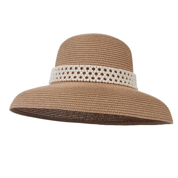 handmade women summer sun hat with pearl big eaves beach japanese style holiday straw hat temperament cap, Blue;gray
handmade women summer sun hat with pearl big eaves beach japanese style holiday straw hat temperament cap, Blue;gray