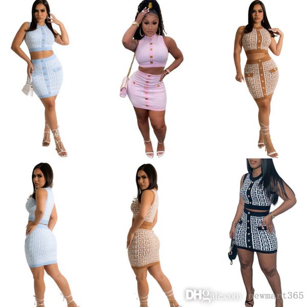 designer womens two piece dress round neck sleeveless waist skirt set geometric pattern dresses, White
designer womens two piece dress round neck sleeveless waist skirt set geometric pattern dresses, White