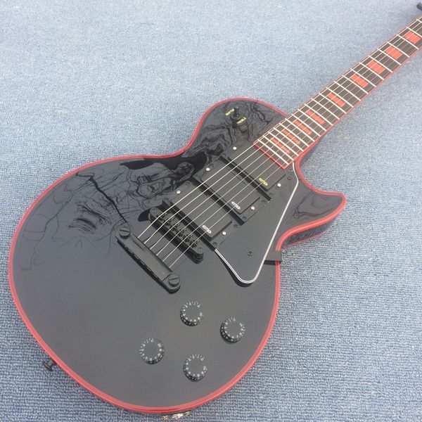 oem 6-string electric guitar, rosewood fingerboard yellow binding , black 3-piece pickup with red binding , delivery
oem 6-string electric guitar, rosewood fingerboard yellow binding , black 3-piece pickup with red binding , delivery