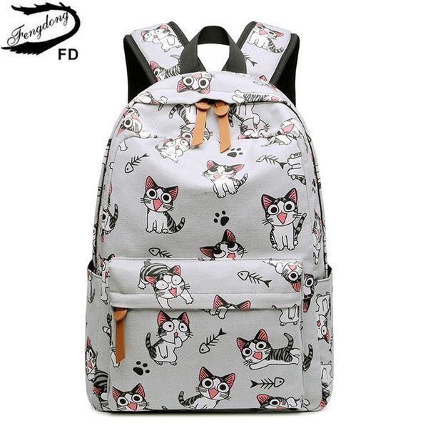 fengdong school bags for teenage girls schoolbag children backpacks cute animal print canvas school backpack kids cat bag pack 220808
fengdong school bags for teenage girls schoolbag children backpacks cute animal print canvas school backpack kids cat bag pack 220808