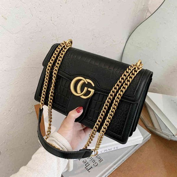 56% 2022 new fashion handbags store crocodile leather lingge chain small square style atmospheric
56% 2022 new fashion handbags store crocodile leather lingge chain small square style atmospheric
