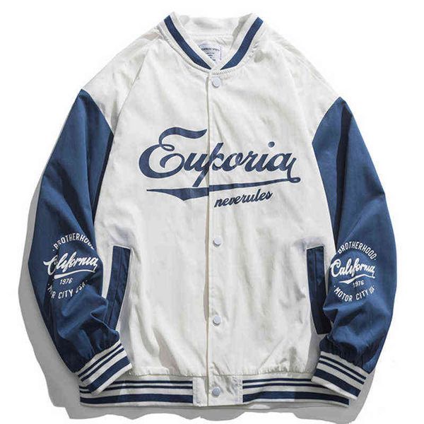spring letter 2021 print patchwork baseball jacket men women's bomber jacket uniform loose varsity couple harajuku college style t22072, Black;brown
spring letter 2021 print patchwork baseball jacket men women's bomber jacket uniform loose varsity couple harajuku college style t22072, Black;brown