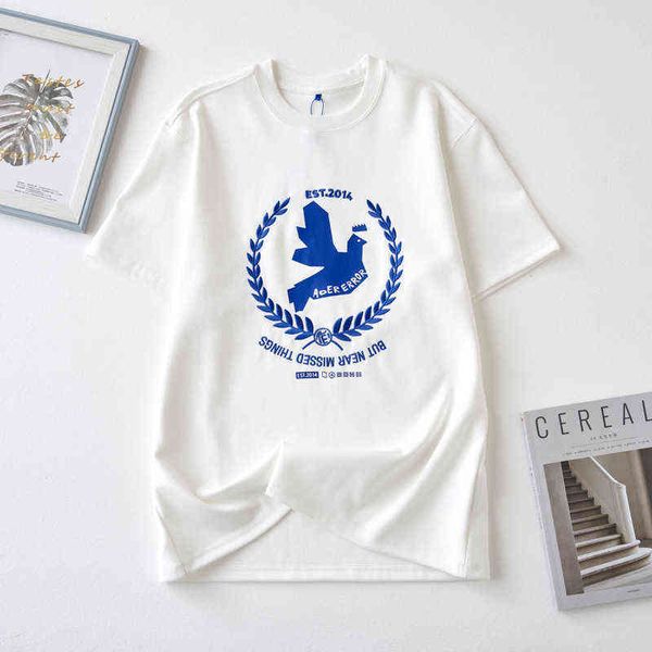 ader olive branch peace dove short-sleeved t-shirt 2022 summer loose all-match harajuku shirts for women, White
ader olive branch peace dove short-sleeved t-shirt 2022 summer loose all-match harajuku shirts for women, White