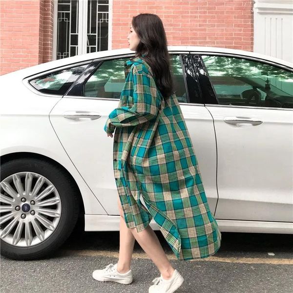 blouses women retro plaid bf style spring stylish all-match teens outerwear oversized vintage harajuku street womens long shirts, White
blouses women retro plaid bf style spring stylish all-match teens outerwear oversized vintage harajuku street womens long shirts, White