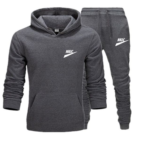 new autumn winter men's tracksuit sets hoodies+pants letter printing sport suits casual sweatshirts brand sportswear 2-piece set, Gray
new autumn winter men's tracksuit sets hoodies+pants letter printing sport suits casual sweatshirts brand sportswear 2-piece set, Gray