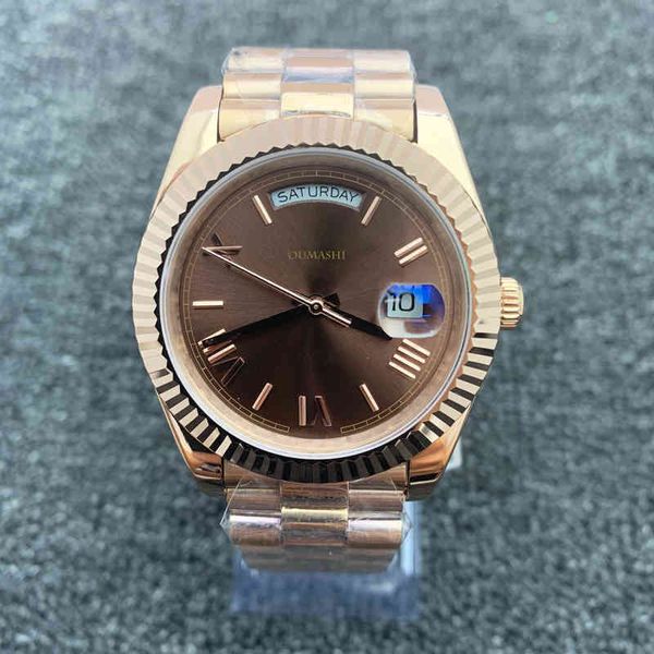 luxury oyster perpetual watch for men fashion casual 41mm men's sapphire glass 50bar waterproof day 316l stainless steel plating, Slivery;brown
luxury oyster perpetual watch for men fashion casual 41mm men's sapphire glass 50bar waterproof day 316l stainless steel plating, Slivery;brown