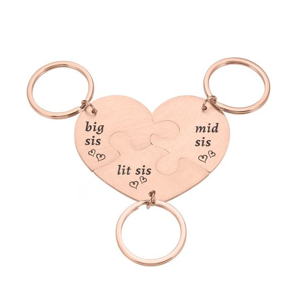 3pcs keychain sister customized personalized family friend gifts keychains original keychains for sibling friends birthday gift, Silver
3pcs keychain sister customized personalized family friend gifts keychains original keychains for sibling friends birthday gift, Silver