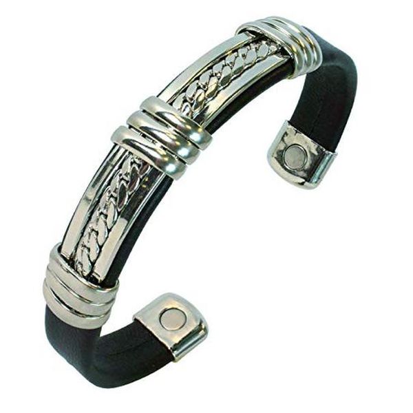 chains real copper and leatherette motorcycle bracelet for men women stylish amjck, Silver
chains real copper and leatherette motorcycle bracelet for men women stylish amjck, Silver