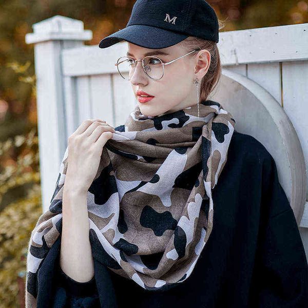 uacy2022 autumn and winter korean cotton hemp camouflage pattern scarf scarves women, Blue;gray
uacy2022 autumn and winter korean cotton hemp camouflage pattern scarf scarves women, Blue;gray