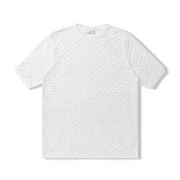 high version 2022 new bottega t shirt three-dimensional woven mesh solid color men's and women's loose short sleeve t-shirt, White;black
high version 2022 new bottega t shirt three-dimensional woven mesh solid color men's and women's loose short sleeve t-shirt, White;black