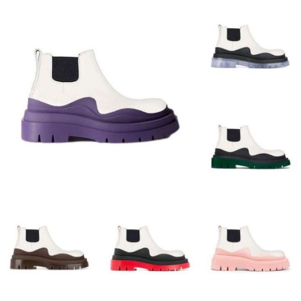 white purple women man bottega boots fashion luxury tire lean leather chelsea women's booties men platform chunky shoes lady knight low, Black
white purple women man bottega boots fashion luxury tire lean leather chelsea women's booties men platform chunky shoes lady knight low, Black