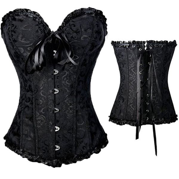 women corsets and bustiers women brocade corset zip vintage style corselet overbust ladies plus size 6xl 220524
women corsets and bustiers women brocade corset zip vintage style corselet overbust ladies plus size 6xl 220524