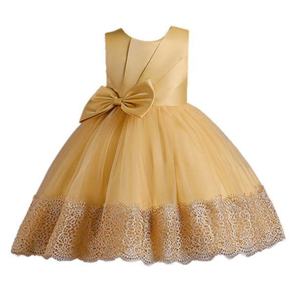 bridesmaid girls princess costume flower bow chidlren dress wedding evening ball grown kids dresses for girls clothing, Red;yellow
bridesmaid girls princess costume flower bow chidlren dress wedding evening ball grown kids dresses for girls clothing, Red;yellow