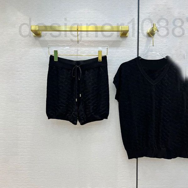 two piece dress designer spring summer 2022 new letter dark knit set casual v-neck short sleeve shorts two piece simple women jb7c, White
two piece dress designer spring summer 2022 new letter dark knit set casual v-neck short sleeve shorts two piece simple women jb7c, White