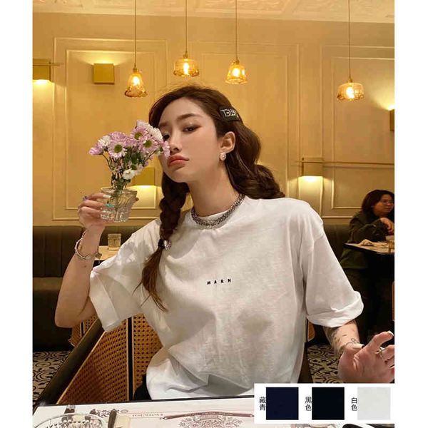 women's t-shirt mr tricolor classic letter short sleeve tee summer round neck solid versatile t-shirt women tvl6, White
women's t-shirt mr tricolor classic letter short sleeve tee summer round neck solid versatile t-shirt women tvl6, White