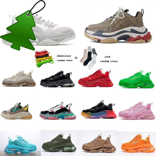 women men triple s shoe dad casual shoes crystal bottom paris 17fw leisure sneakers for vintage old grandpa trainer chaussures size 35 -45
women men triple s shoe dad casual shoes crystal bottom paris 17fw leisure sneakers for vintage old grandpa trainer chaussures size 35 -45