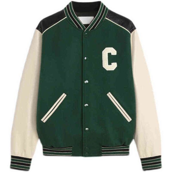letter embroidery men's bomber jacket new arrival patchwork high street windbreaker fashion baseball uniform green men clothing t220816, Black;brown
letter embroidery men's bomber jacket new arrival patchwork high street windbreaker fashion baseball uniform green men clothing t220816, Black;brown