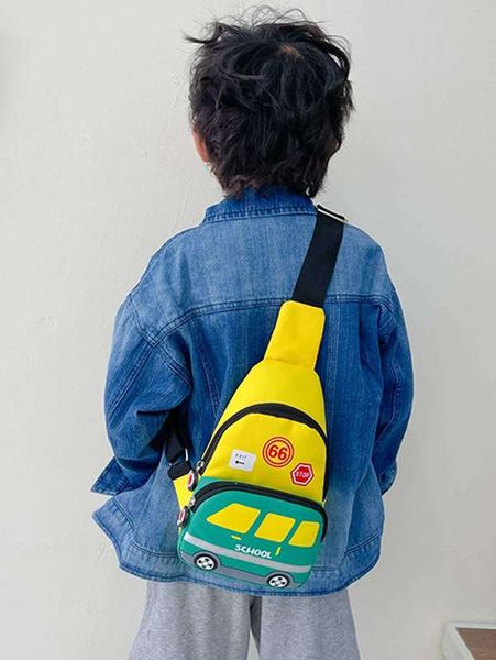 boys letter graphic colorblock sling bag she