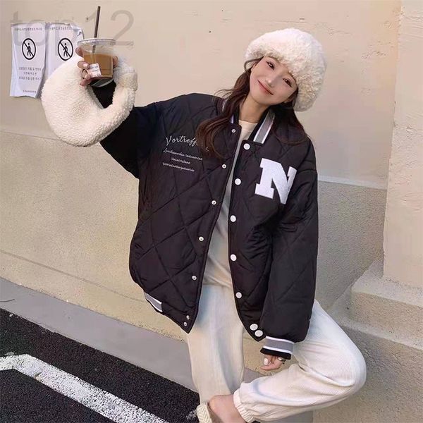 women's jackets designer cotton jacket baseball jacket 2021 winter ins loose thickened american rhombic letter embroidered cotton 1bmu, Black;brown
women's jackets designer cotton jacket baseball jacket 2021 winter ins loose thickened american rhombic letter embroidered cotton 1bmu, Black;brown