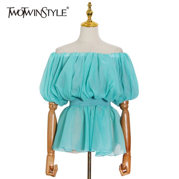 elegant ruched shirt for women slash neck puff sleeve tunic casual blouse female fashion clothing 210423, White
elegant ruched shirt for women slash neck puff sleeve tunic casual blouse female fashion clothing 210423, White