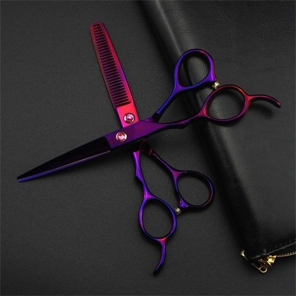 professional japan 440c purple left handed 6 '' hair scissors cutting barber makas haircut thinning shears hairdressing 220317
professional japan 440c purple left handed 6 '' hair scissors cutting barber makas haircut thinning shears hairdressing 220317