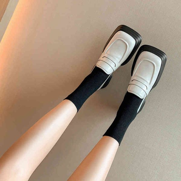 dress shoes children's square head small leather shoes british style medium heel thick versatile single soled 7xa9, Black
dress shoes children's square head small leather shoes british style medium heel thick versatile single soled 7xa9, Black