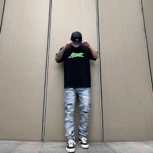 masiwei flying dog print short sleeve t-shirt men's summer 2022 new fashion brand american retro hip-hop loose t-shirt, White;black
masiwei flying dog print short sleeve t-shirt men's summer 2022 new fashion brand american retro hip-hop loose t-shirt, White;black