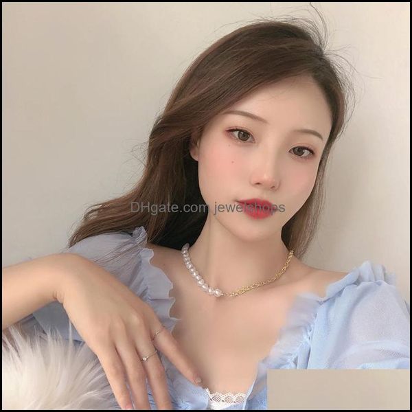 chains pearls beautif temperament necklace splicing statement drop delivery 2021 jewelshops dhzt4, Silver
chains pearls beautif temperament necklace splicing statement drop delivery 2021 jewelshops dhzt4, Silver