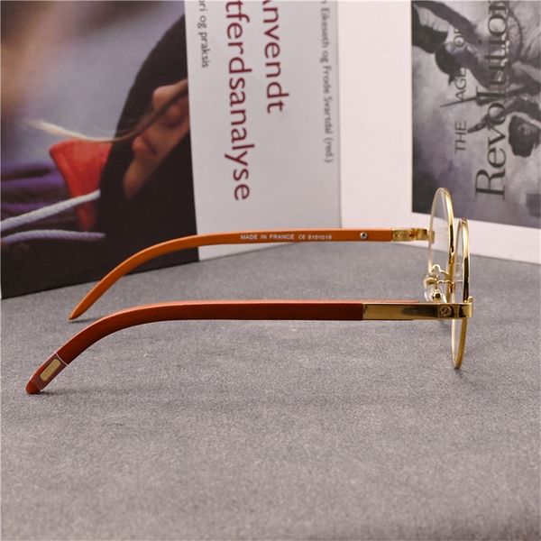 rockjoy round eyeglasses frames male real wood glasses men women gold silver spectacles for prescription optical lens, White;black
rockjoy round eyeglasses frames male real wood glasses men women gold silver spectacles for prescription optical lens, White;black