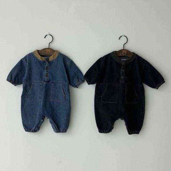 autumn winter toddler boy clothes kids baby girl boy denim romper long sleeve jumpsuit playsuit outfit clothes set aa220323, Blue
autumn winter toddler boy clothes kids baby girl boy denim romper long sleeve jumpsuit playsuit outfit clothes set aa220323, Blue