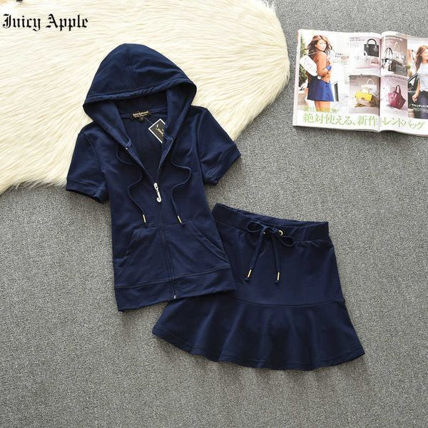 juicy apple tracksuit women zip solid hooded and skirt set casual summer two piece sets short zip jacket and mini skirt suits, Gray
juicy apple tracksuit women zip solid hooded and skirt set casual summer two piece sets short zip jacket and mini skirt suits, Gray