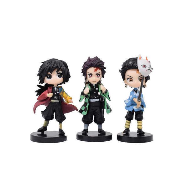 huiya01 japanese anime demon slayer kimetsu no yaiba 3 pieces pvc action figure model collectible toy doll gifts for children q0722
huiya01 japanese anime demon slayer kimetsu no yaiba 3 pieces pvc action figure model collectible toy doll gifts for children q0722