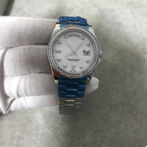 sport womens watch daydate pearl dial diamond automatic mechanical movement sapphire glass stainless steel men lady watches2236, Slivery;brown
sport womens watch daydate pearl dial diamond automatic mechanical movement sapphire glass stainless steel men lady watches2236, Slivery;brown